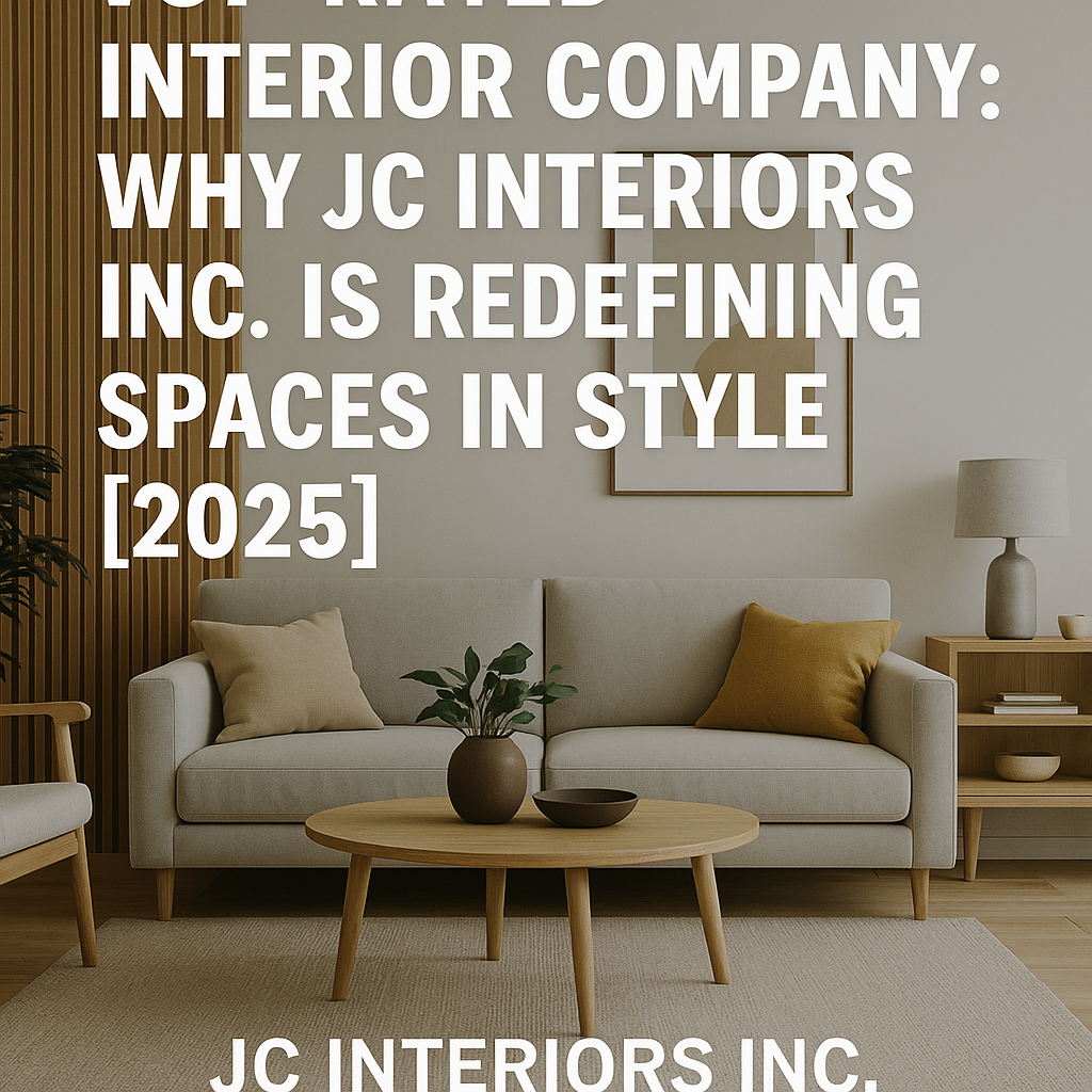 Top-Rated Interior Company: JC Interiors Exclusive Design Projects