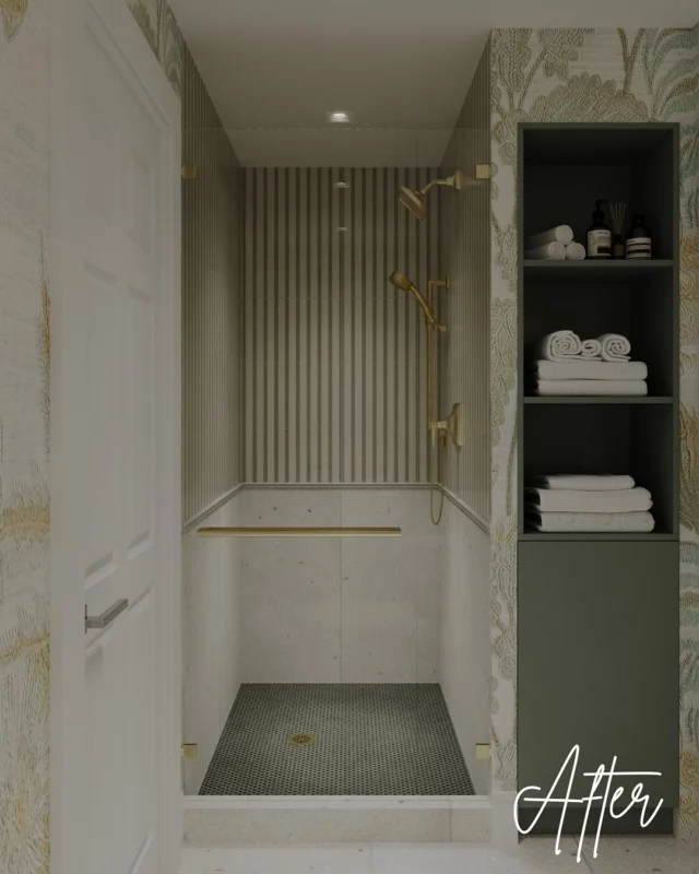 Step into luxury 🚿✨ Our latest shower remodel blends elegance with everyday function — where spa vibes meet home comfort. #BathroomGoals #interiordesign